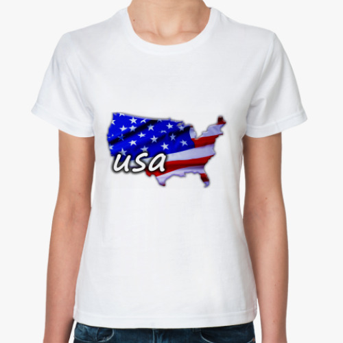 Классическая футболка Америка