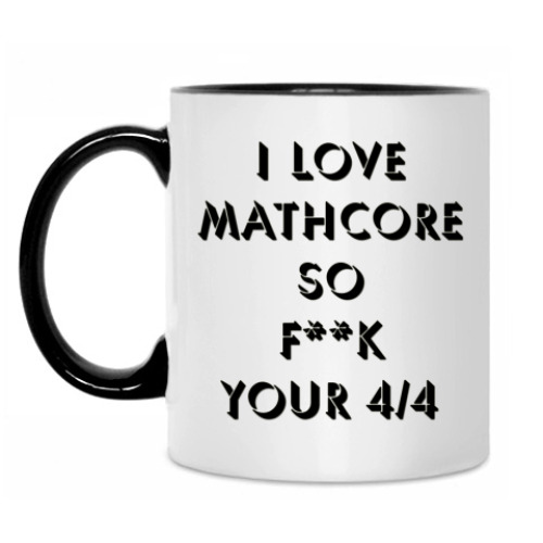 Кружка I Love Mathcore