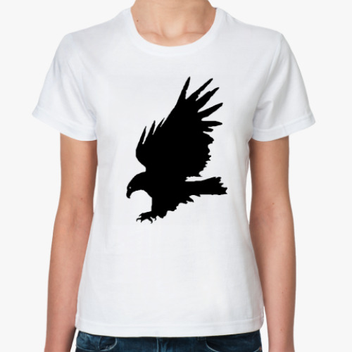Классическая футболка  фут-ка Как птица
