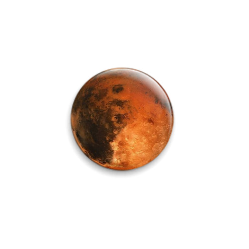 Значок 25мм Планета Марс