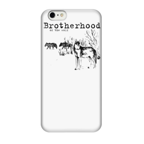 Чехол для iPhone 6/6s Братство. Волки