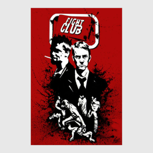 Постер Fight club