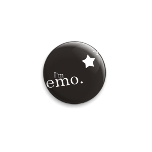 Значок 25мм EMO