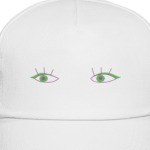 Глаза с зелеными стрелками