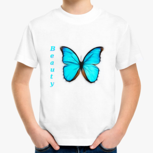 Детская футболка бабочка