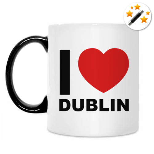 Кружка-хамелеон I love Dublin