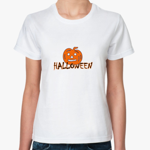 Классическая футболка Halloween