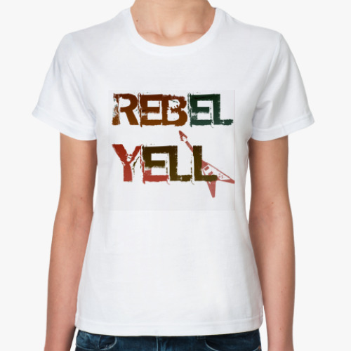 Классическая футболка  Rebel yell