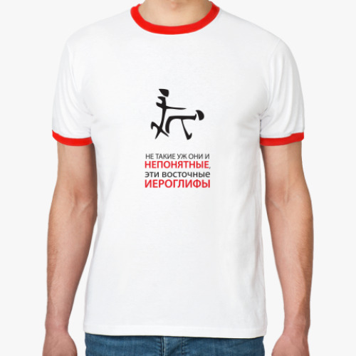 Футболка Ringer-T Иероглиф