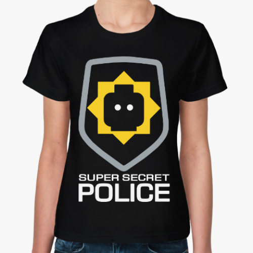 Женская футболка Секретная Полиция
