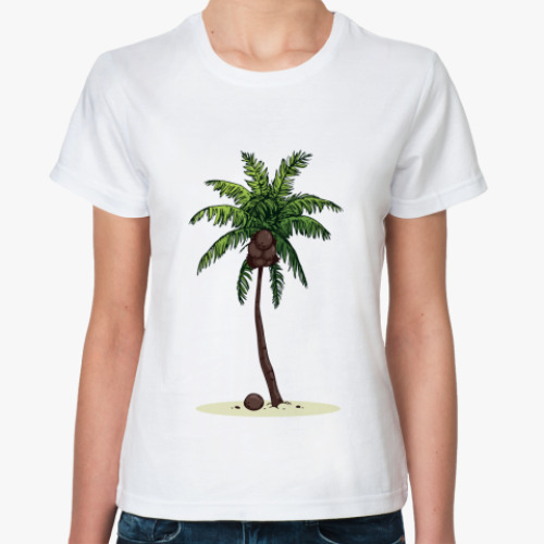 Классическая футболка Кокосовая пальма