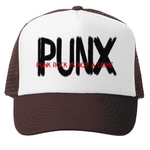 Кепка-тракер PUNX-punk rock is not a crime