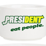 Президент ест людей