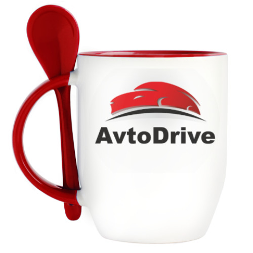 Кружка с ложкой AvtoDrive