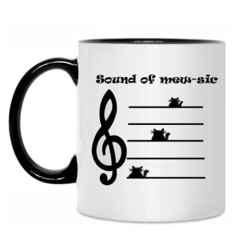 Кружка 'Mew-sic'