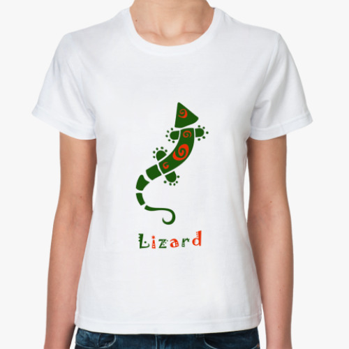 Классическая футболка  Lizard