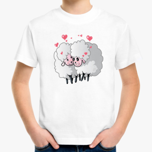 Детская футболка Две овечки