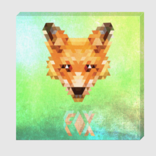 Холст Fox Pixel