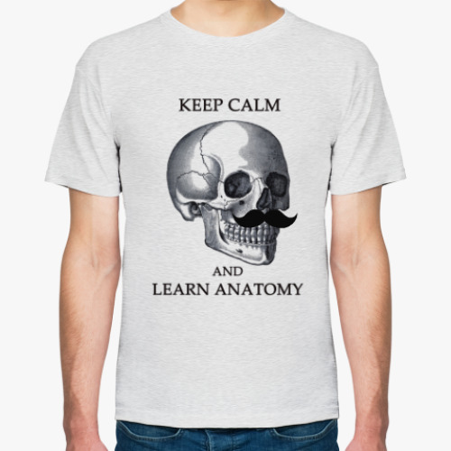 Футболка Keep calm & learn anatomy