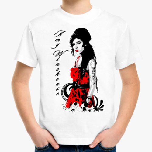 Детская футболка Эми Уайнхаус - Amy Winehouse