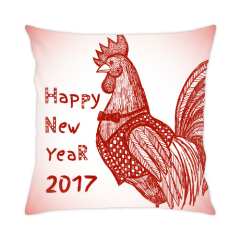 Подушка Огненный петух. Новый год