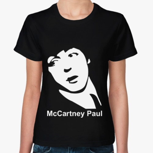 Женская футболка Пол Маккартни