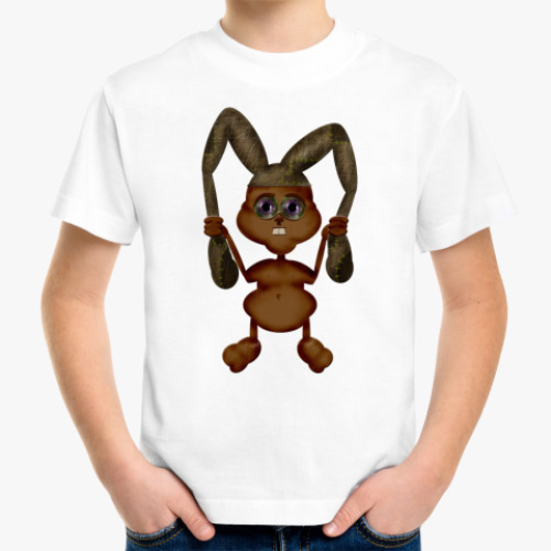 Детская футболка кролик
