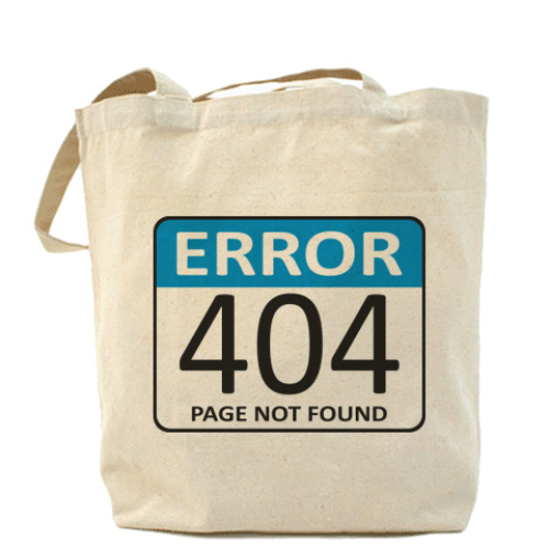 Сумка шоппер ERROR 404. Page not found
