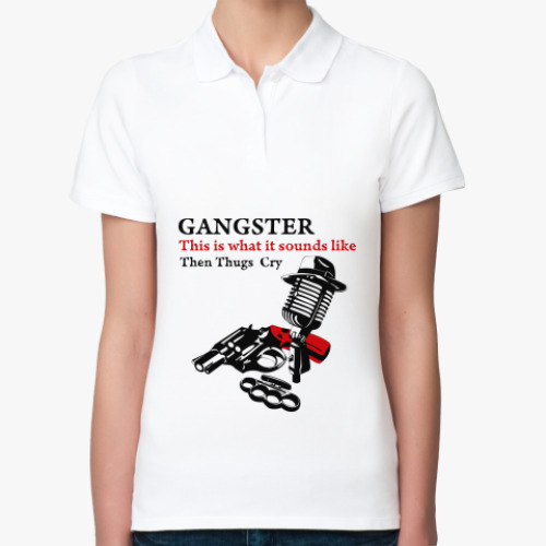 Женская рубашка поло gangster