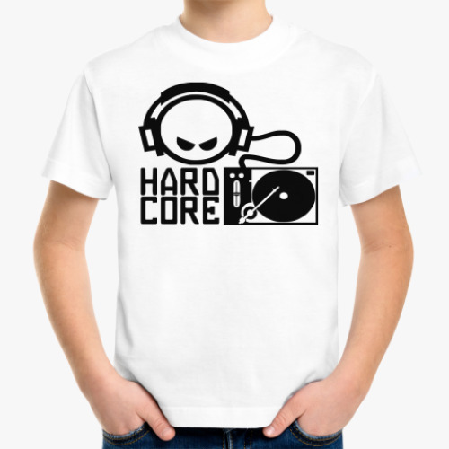 Детская футболка hard core