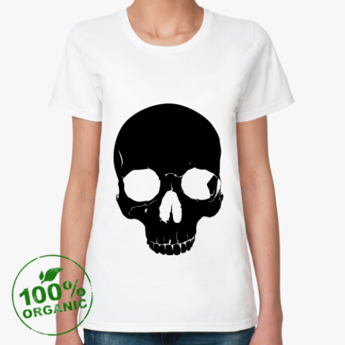 Женская футболка из органик-хлопка Skull