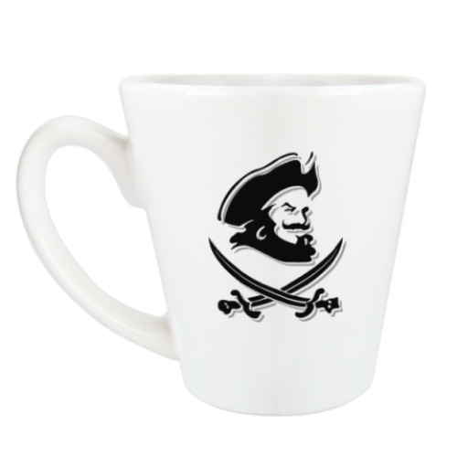 Чашка Латте Капитан Пират