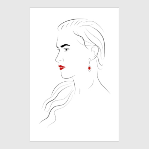 Постер Beautiful girl