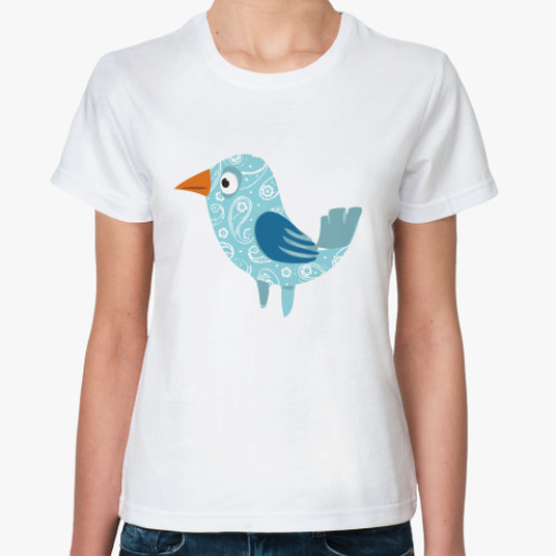 Классическая футболка Птичка
