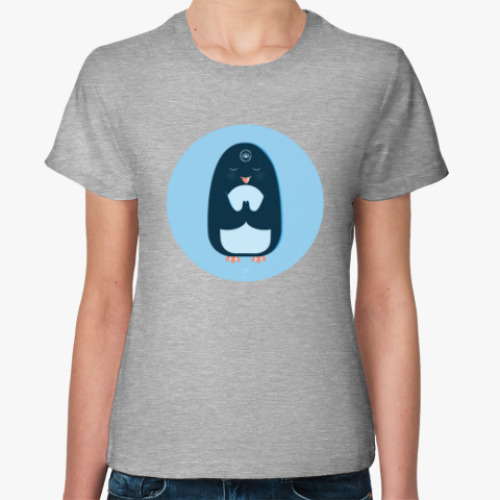 Женская футболка Animal Zen: P is for Penguin