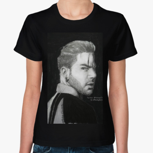 Женская футболка Adam Lambert