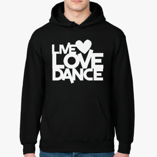 Толстовка худи Live Love Dance
