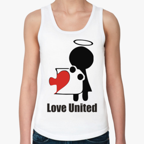 Женская майка Парные футболки Love United