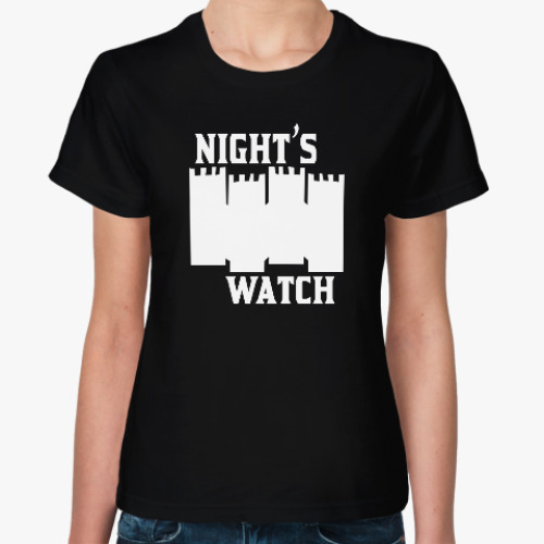 Женская футболка Nights watch