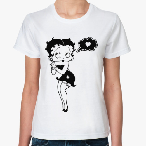 Классическая футболка betty boop