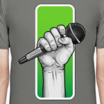 HAND WITH MICROPHONE
