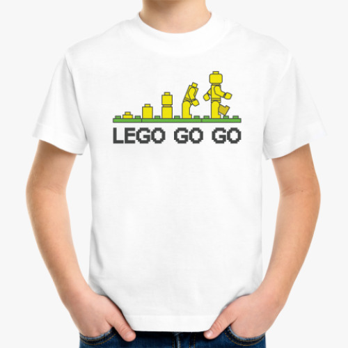 Детская футболка  Lego go