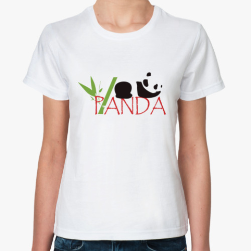 Классическая футболка панда