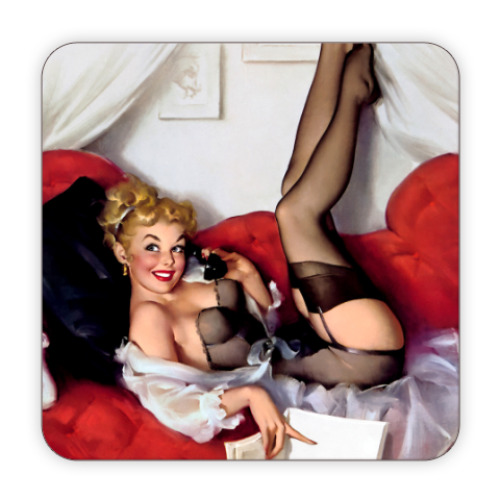 Костер (подставка под кружку) Pin up