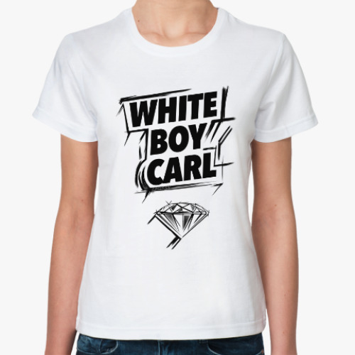 Классическая футболка WHITE BOY CARL. Shameless