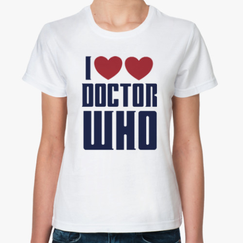 Классическая футболка Doctor Who?Доктор Кто