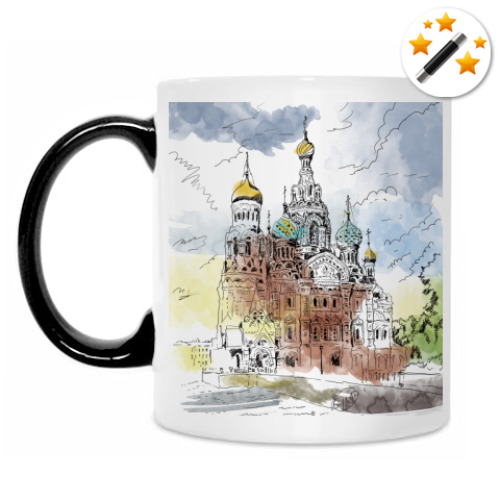 Кружка-хамелеон Собор Спас-на-Крови