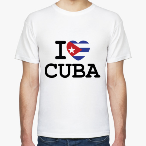 Футболка   I Love Cuba