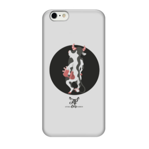 Чехол для iPhone 6/6s  Animal Fashion: C is for Cow with a Clutch
