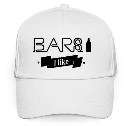 Кепка бейсболка 'Bars I like'